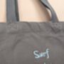 Personalised Oversized Canvas Beach Travel Tote Bag, thumbnail 8 of 12