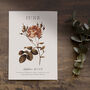 Birth Flower Wall Print 'Rose' For June, thumbnail 4 of 9