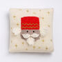 Nutcracker Cushion Cover Easy Knitting Kit, thumbnail 2 of 10