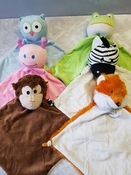 Personalised Animal Baby Comforter, 3 of 5