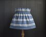 Dolly Blue Striped Scrunchie Lampshade, thumbnail 1 of 3