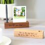Personalised Pen Holder Photo Block And Print, thumbnail 6 of 9