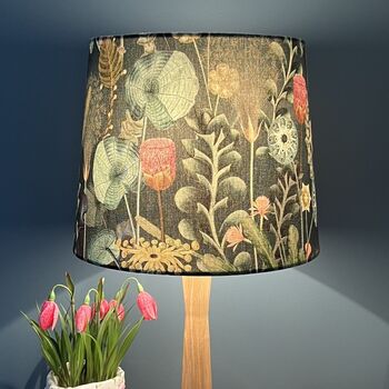 Hester Dark Forest Green Floral Empire Lampshade, 4 of 10