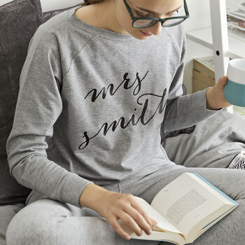 Personalised Wifey Name Slouch Jumper, 2 of 4
