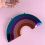 Multicoloured Rainbow Hanging Wall Mirror, thumbnail 5 of 6