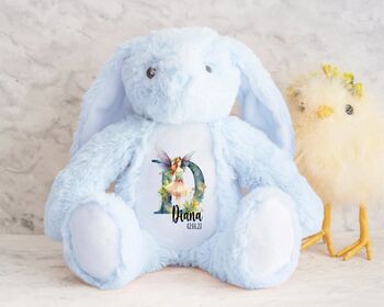 Personalised Watercolour Letter Teddy, 7 of 12