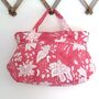 Wash Bag With Handles Flamenco Botanic Print, thumbnail 1 of 3