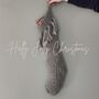 Holly Jolly Christmas Stocking 100% Merino Knitting Kit, thumbnail 3 of 7