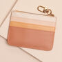 Vegan Leather Ombre Card Holder In Nude, thumbnail 2 of 3