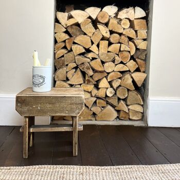 Vintage Wooden Stool, 5 of 7