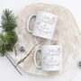 Set Of 1st Christmas As Grandparent Mugs, thumbnail 1 of 2