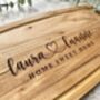 Engraved Couples Chopping Board Home Sweet Home, thumbnail 4 of 7