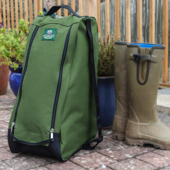 Wellington Boot Bag In Nylon With Zip, Camping, Hiking, 2 of 3