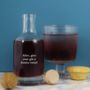Personalised Sloe Gin Fizz Cocktail Decanter, Two Sizes, thumbnail 5 of 8