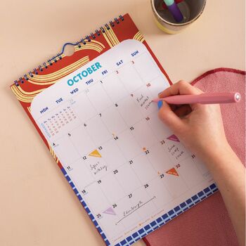 2027 Calendar | Colour Flow | A4, 2 of 7