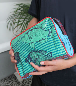 Recycled Fairtrade Make Up Bag, 7 of 8