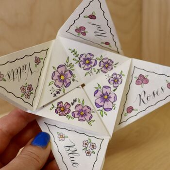 Puzzle Purse Origami Love Token Valentine Card, 5 of 10