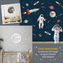 Space Rockets Fabric Wall Sticker, thumbnail 7 of 8