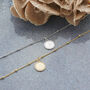 Initial Friendship Choker Necklace Silver/ Gold Vermeil, thumbnail 2 of 6
