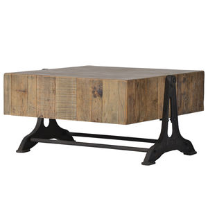 Round And Coffee Tables Notonthehighstreet Blockwood Coffee Table Tables