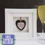 Personalised Silver Heart 25th Wedding Anniversary Gift, thumbnail 1 of 8