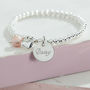 Personalised Sterling Silver Charm Ball Bracelet, thumbnail 3 of 7