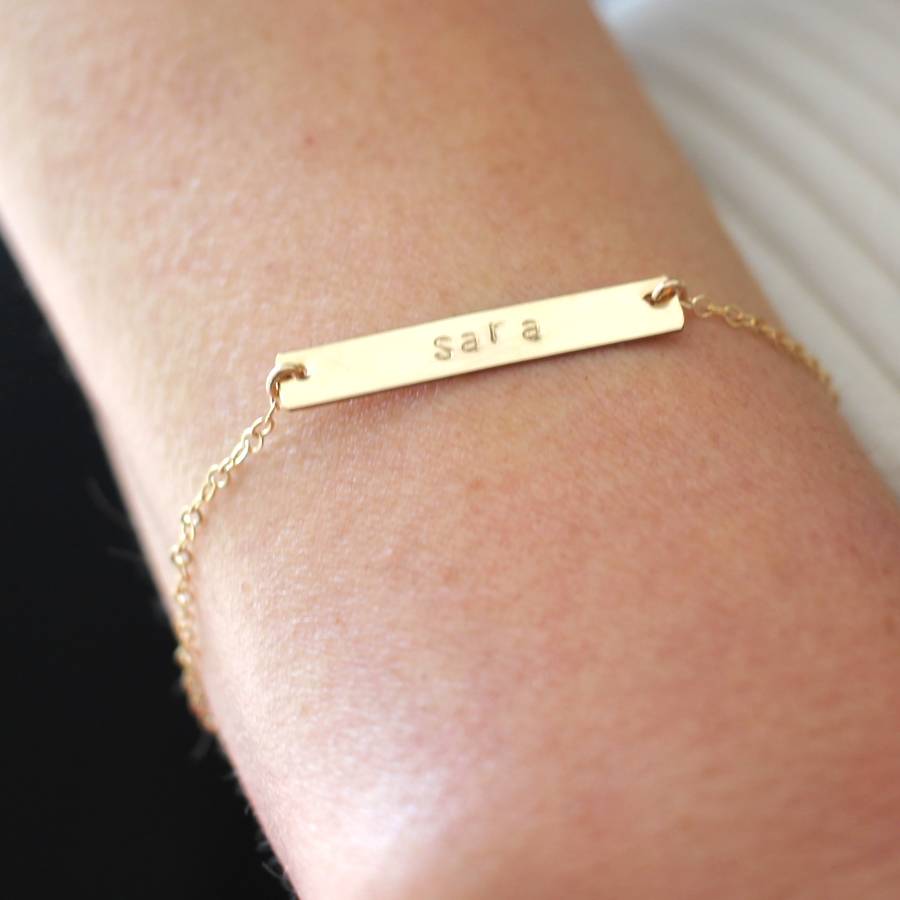 personalised-gold-nameplate-bracelet-by-a-box-for-my-treasure