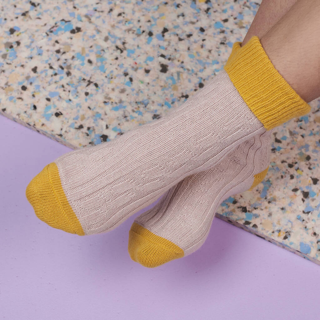 Cashmere Blend Slouch Socks, 1 of 12