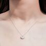 Silver Mesh Heart Drop Earrings, thumbnail 8 of 11