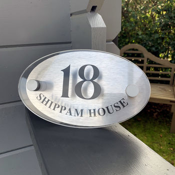Shaped Acrylic House Name Sign, 5 of 6