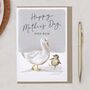 Cute Duck With Chick, Step Mum, Happy Mother's Day Card, thumbnail 1 of 2