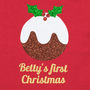 First Christmas Personalised Bib, thumbnail 3 of 3