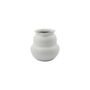 Juno Handmade Small White China Vase, thumbnail 2 of 5