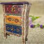 Luxury Hand Painted Table Top Jewellery Box, thumbnail 3 of 3