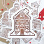 Illustrated Christmas Gift Tags, Gingerbread Shops, thumbnail 7 of 9