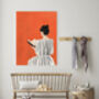 Female Painting Book Reading Art Print, thumbnail 3 of 4