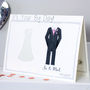 Personalised Bride And Groom Wedding Card, thumbnail 9 of 12