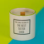 This Candle Belongs To.. Personalised Ceramic Candle, thumbnail 2 of 3