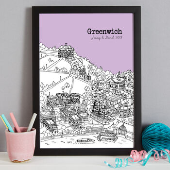 Personalised Greenwich Print, 9 of 10