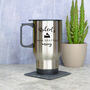 Personalised Train Spotting Travel Mug, thumbnail 2 of 2