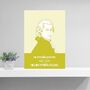 Mozart Classical Composer Portrait And Quote Print, thumbnail 1 of 6