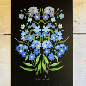 Wildflower Illustrated Postcards, 6 of 9