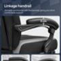 Ergonomic Racing Chair With Footrest And Lumbar Support, thumbnail 9 of 12