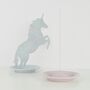 Personalised Unicorn Earring Stand Grey, thumbnail 5 of 7