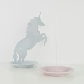 Personalised Unicorn Earring Stand Grey, 5 of 7