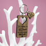 Personalised Big Heart Teacher's Keyring, thumbnail 2 of 5