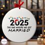 Friends Themed First Christmas Married Decoration, thumbnail 1 of 2
