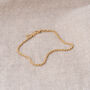 24ct Gold Plated Rope Chain Bracelet, thumbnail 2 of 3