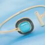 Athena Gold Plated Cuff Bangle Bracelet, thumbnail 1 of 3