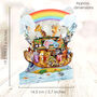 Noah's Ark Pop Up 3D Moving Swing Card, thumbnail 4 of 5